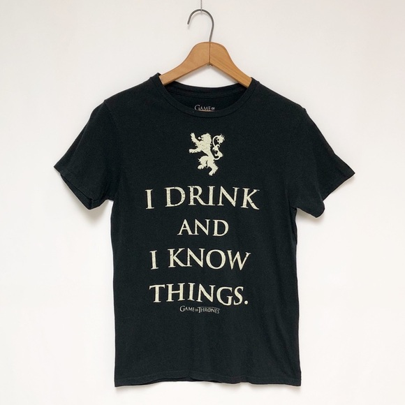 Game of Thrones I Drink and I Know Things T Shirt - Picture 2 of 8